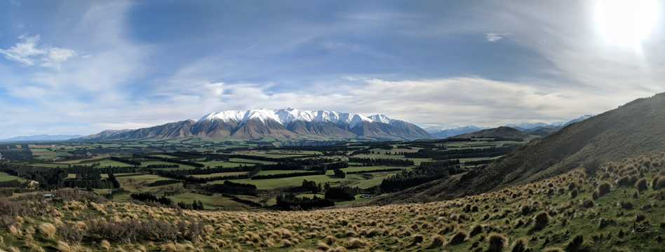 new zealand canterbury high country mountains